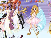 Angel at War dress up game screenshot - free online fashion game