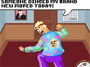 Idol Hands free online game screenshot showing a mute manager with bare hands managing an Idol group agency