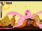 Gummy War free online alien defense shooter game with pink gummy aliens