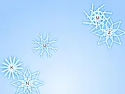 Snow Typing game screenshot showing letters falling onto the ground with a high score counter