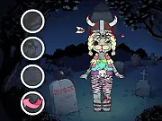 Dress Up Zombie! free online game point and click fashion monster makeover