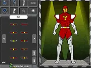 Super Hero Creator game screenshot, free customizer game online, create your own custom super hero, over 10 million combinations