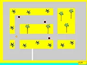 South Beach Racing free online game, fix holes in road, PlayArcadeHub