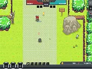 Screenshot of Critter Kingdom tower defense game map showing towers, critter units, and checkpoints along the path