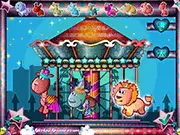 Carousel Decoration free online game, customize animals and merry-go-round on PlayArcadeHub