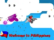 Billy the Pilot free online launch and upgrade game, flying a rocket high to blow up the moon