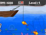 Play Fishing Hook free online, sea fishing simulator game, relaxing fish catching game