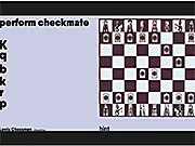 Lewis Chessmen Interactive game screen showing the famous historical chess pieces, including the King and Queen