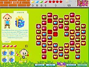 Screenshot of My Love Rose puzzle online game board covered in colorful hearts and numbers