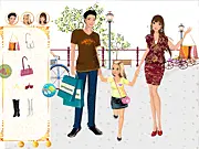 Play Happy Family Dressup free online game – style a very happy family for their date