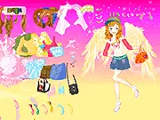 Play Angel Dress Up free online fashion game and customize a beautiful angel at PlayArcadeHub