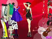 Violin Player Girl Dress Up game online, free music fashion game, styling a violinist, elegant dress-up game PlayArcadeHub