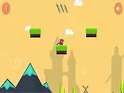 Bladeport free online game screenshot: player using the magic blade to open portals in the puzzle platformer on PlayArcadeHub.