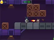 Timeless Hero free online action-shooter 2D platformer game screenshot, hero shooting enemies