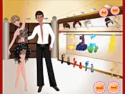 Dancing Contest for Couple game screenshot, free online dance fashion game on PlayArcadeHub
