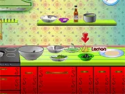 Mexican Wraps free online cooking game screenshot showing ingredients being prepared on PlayArcadeHub