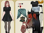 Lucilya Dress Up game, screenshot of fashion styling a female character, play free online