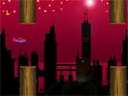 Flyby free online game, piloting a plane through obstacles, arcade flying challenge, high score game