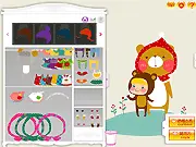 Bear and Little Red Riding Hood cartoon adventure game play free online