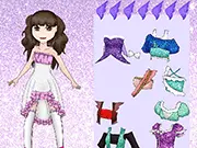 Kirei Tenshi Dress Up free online fashion game screenshot of the beautiful lady