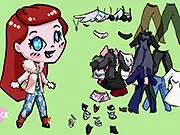 Tuzu Dress Up free online game, girl fashion designer game, choose hairstyle and dress