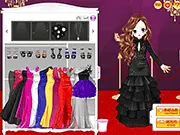 Korean Film Festival Red Carpet styling game featuring an actress posing in a glamorous evening gown.