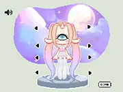 LaceBug - Bynx Dress Up free online game, help the adorable creature Bynx choose an outfit, unique fashion game