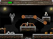 Play The Dungeon of Pain free online, challenging runner game, jump and duck obstacles