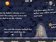 Tempus Terminus gameplay screenshot showing a crate placed over an enemy using the time stop ability in this free online platformer game