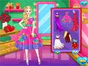 Star Girl Valentine Hearts game banner showing a beautifully dressed girl in a romantic pink gown with heart accessories and stylish make-up.
