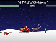 A Whiff Of Christmas free online holiday game Santa sleigh flatulent reindeer and evil elves on PlayArcadeHub