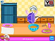 Tinkerbell Winter Energy Cookies game featuring the character Tinkerbell and a variety of colorful decorated cookies.