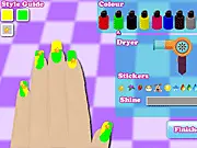 My Nail Studio free online game, play nail art services, design beautiful manicures and pedicures