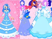 Big Hair Gown Dressup online free fashion game for glamorous styles