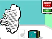 Watch Paint Dry online game screenshot showing a wall of slow-drying, colored virtual paint