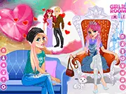 Elsa and Ariel talking about romantic dreams, Disney Princess dress up game online, free girl games on PlayArcadeHub