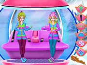Day Out Winter Camping game, dressing up ladies for a winter outdoor activity, packing necessities for camping free online