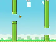 Flappy Burger free online game, flying adventure, arcade tapping game