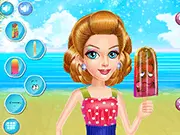 Ice Pops Maker cooking game, making delicious ice pops with summer ingredients, play free online dessert game