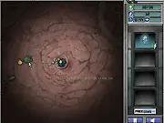 Screenshot of Stranded Defense game showing an armed base fighting alien creatures on a strange planet.