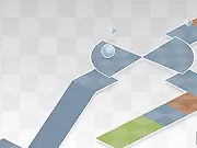 Marblet game, guiding a ball through isometric levels, skill arcade game similar to Marble Madness, collect diamonds online
