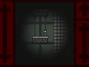 Search for Light robot platformer game screenshot, maintenance robot in a dark corridor avoiding toxic sludge, play free online