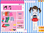 Summer Travel free online game screenshot showing Wahaha on a colorful beach vacation with family.