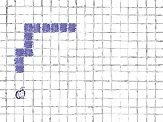 Note Snake Online Game free, classic arcade game, snake on a notebook paper background, high score game