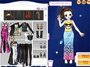 Screenshot from the I Love You K-Pop game showing characters dressed in stylish, bold, 2NE1-inspired outfits