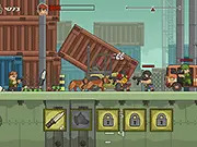 Anti Terrorist Rush 2 Online action shooter screenshot – hero fighting terrorists with weapons and upgrades
