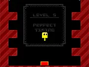 Button X20 free online puzzle game screenshot showing a button, a key, and a challenging level layout.