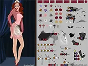 Pinup Jessica dress up game online free, vintage fashion game for girls, play Jessica Rabbit inspired game