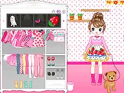 Pinkholic dress up game online, little girl wearing pink fashion, free fashion game for girls, PlayArcadeHub