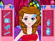 Queen Beauty Contest dress up game image featuring a stylish princess